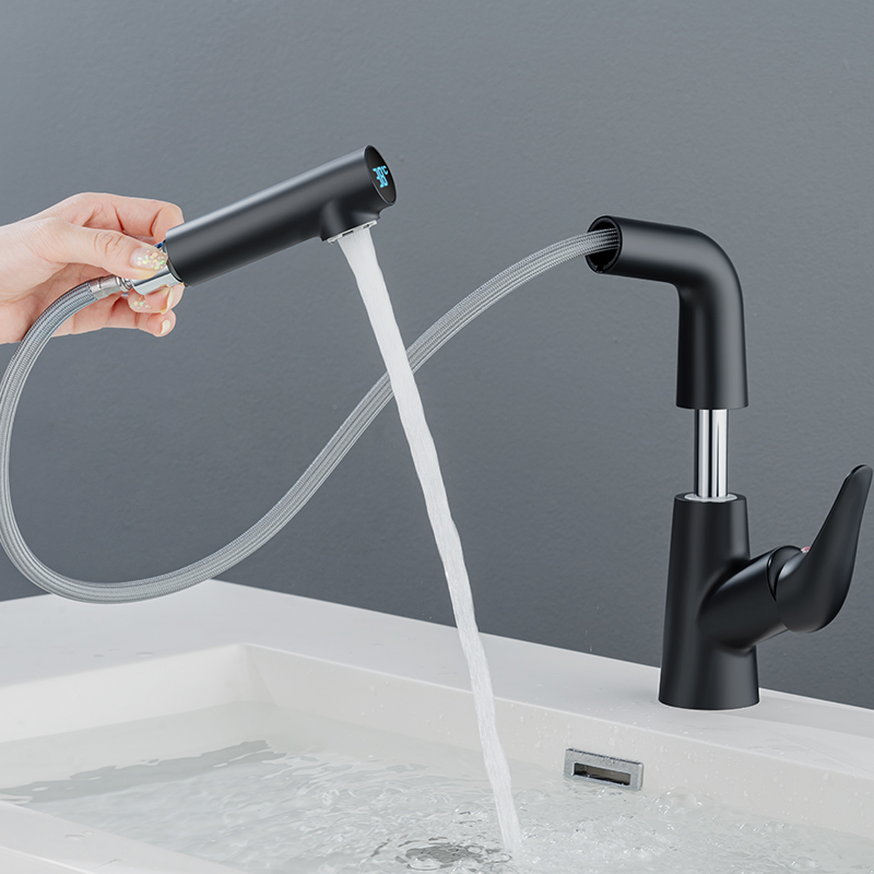 Teuta grey intelligence digital display Basin Faucet TOILET Washbasin undercounter Hot and cold rotate water tapin the Decoration main material , Kitchen , Kitchen Faucet category - from Buy2taobao.com to provide professional Taobao agent buy service