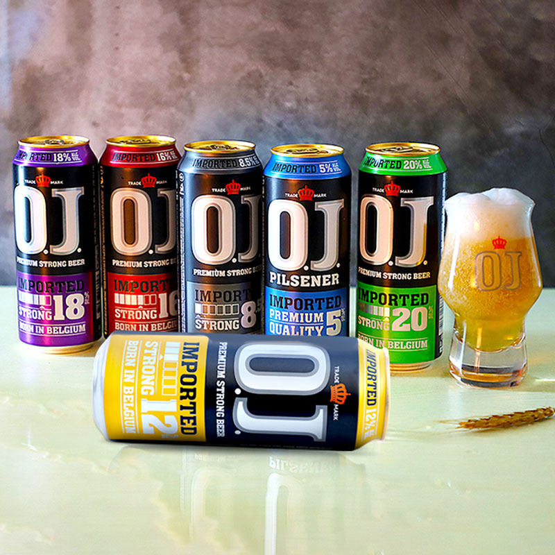 2罐足矣oj啤酒20度进口烈性精酿深水炸弹高度数高度啤酒16度18度