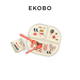 EKOBO儿童餐盘宝宝分格餐盘婴儿学吃饭训练自主进食辅食餐具套装