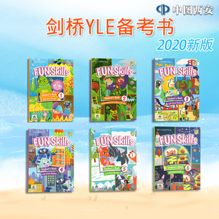 新版funskills 剑桥少儿英语YLE考试一级官方备考书Fun Skills 1/2/3/4/5/6级剑桥国际少儿英语考试教材pre A1 starter中图正版