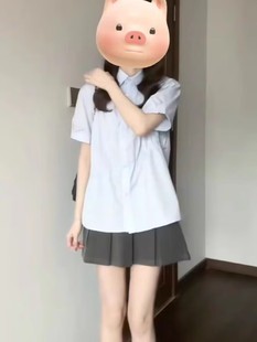 夏装搭配一整套时尚小个子网红炸街JK学院风衬衫百褶裙两件套装女