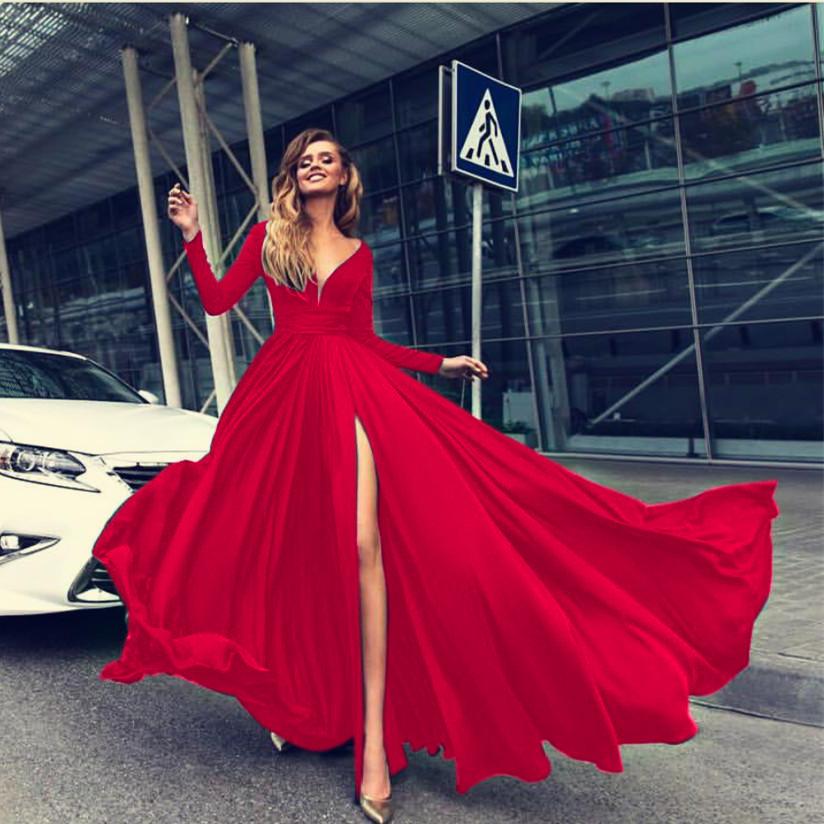 2021Sexy Evening Gown Women Dress Ladies Long Party Dresses
