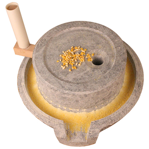 家用小石磨手工图片