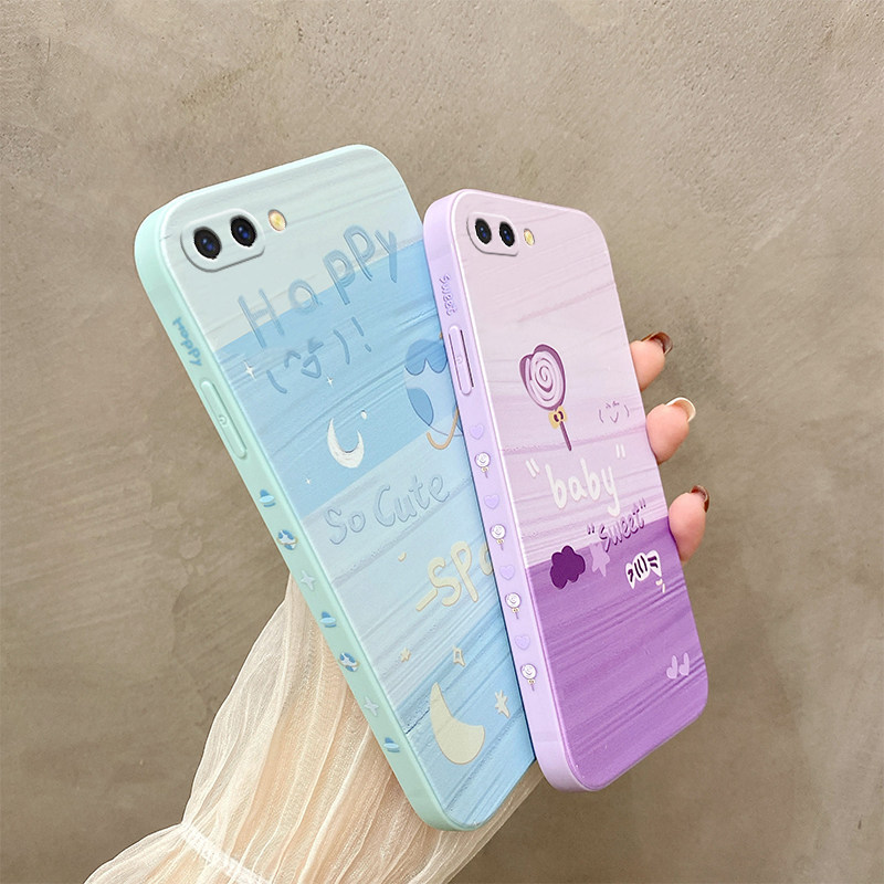 手机壳oppor11个性创意 潮流_oppor11plus手机壳油画男女款硅胶时尚