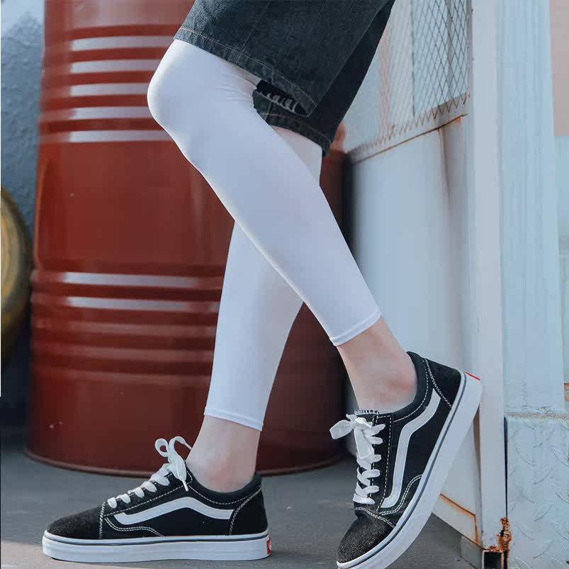 电动车护腿护膝长筒套夏款女防晒腿套夏季薄款冰丝夏天超薄款防滑