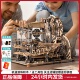 若客夜城3d立体拼图木质拼装玩具机械轨道滚珠积木高难度模型男孩