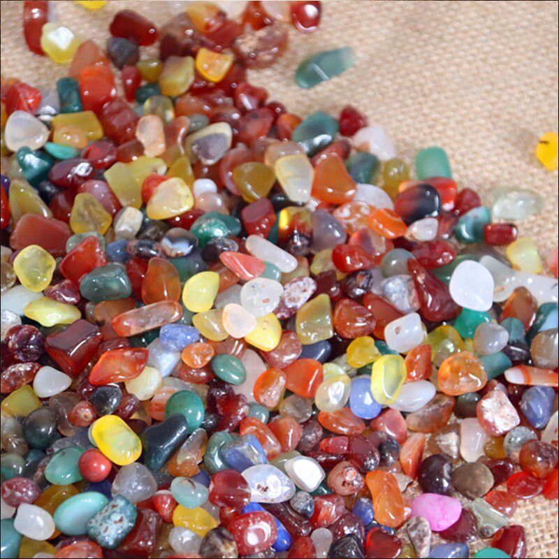 精品南红玛瑙碎石消磁手链填铺鱼缸填水晶枕佛教供佛小石头包