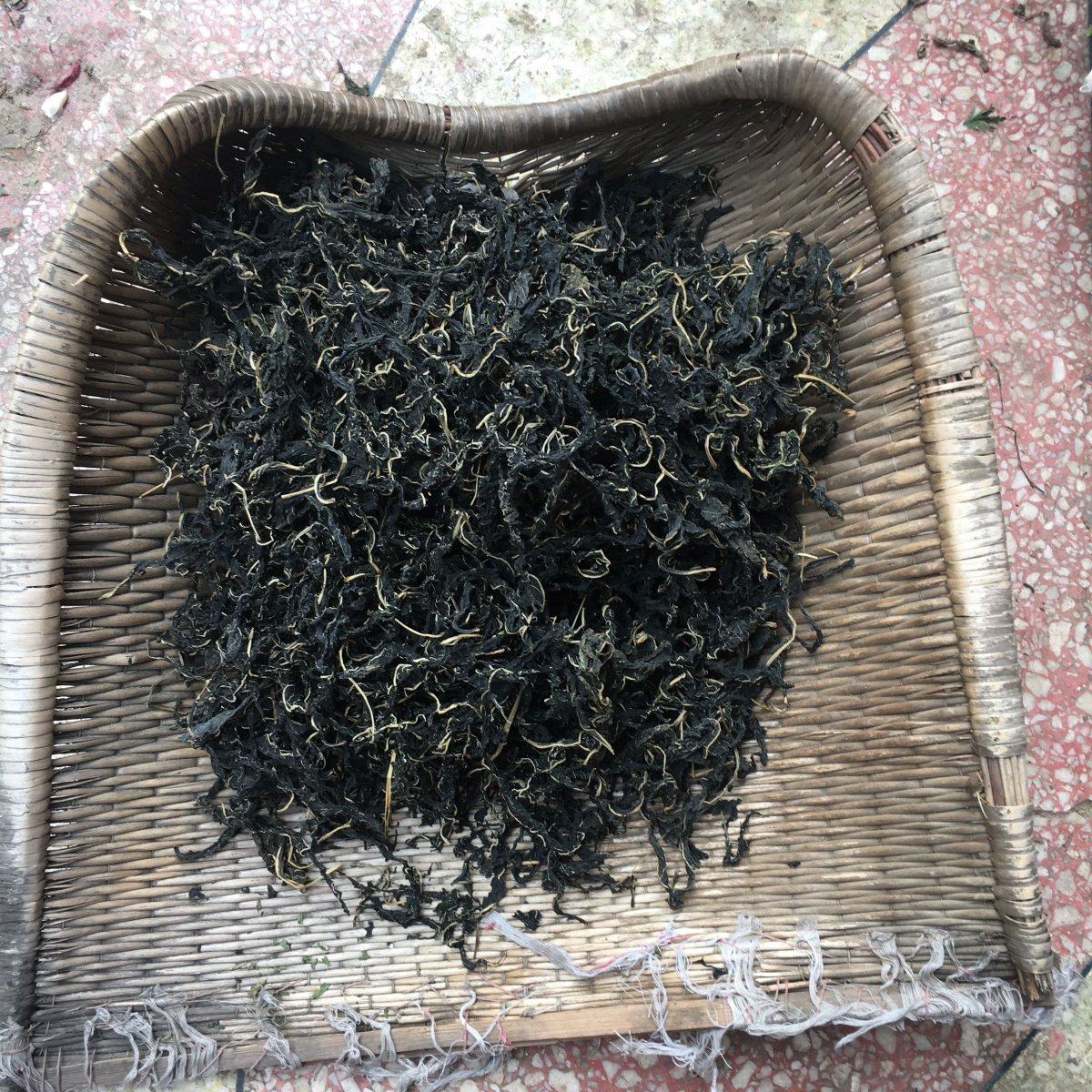 农家晒制干芝麻叶干菜500克脱水芝麻叶河南特产脱水干菜包邮