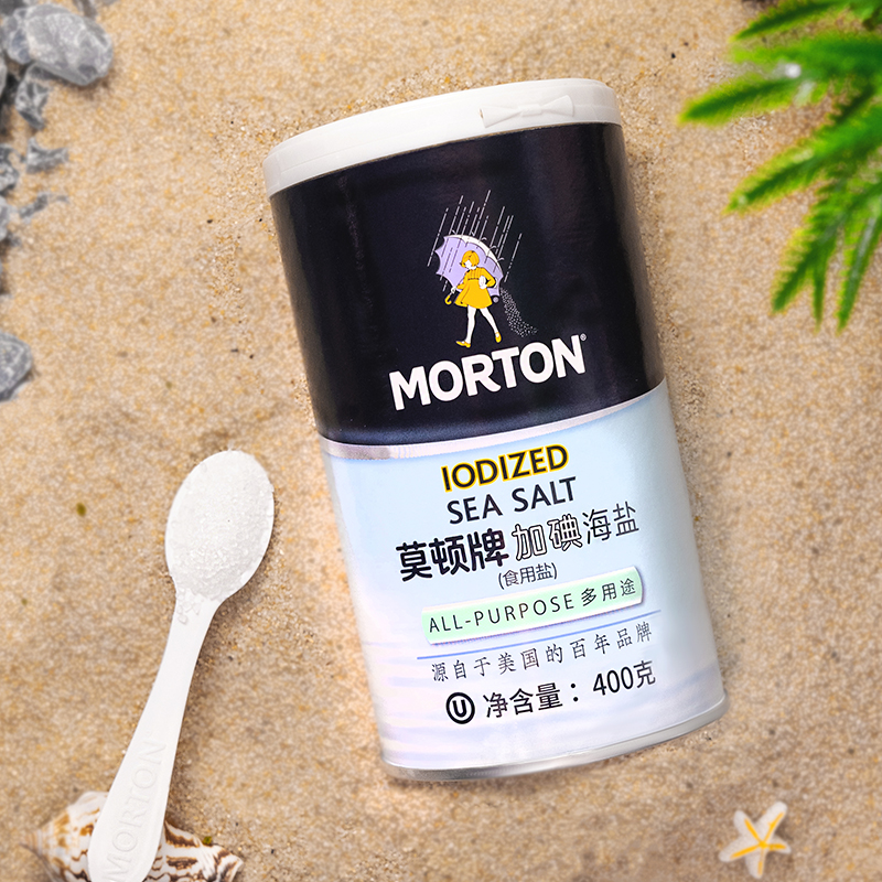 MORTON莫顿牌海盐1罐400g