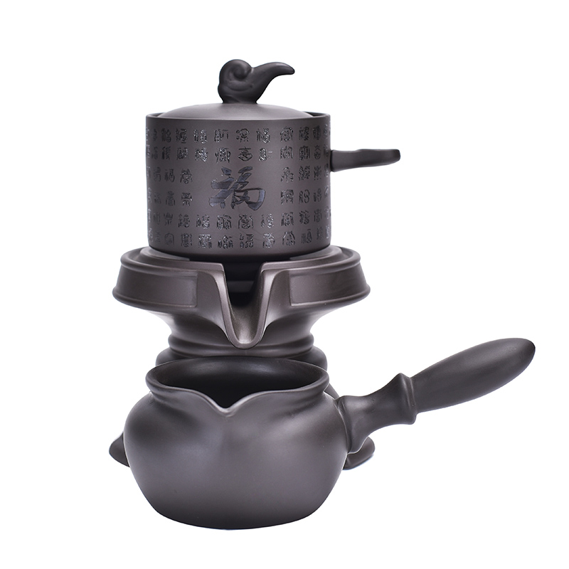 隐茶缘 紫砂茶滤器创意懒人功夫泡茶神器茶道六君子套装私人订制