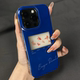 ins克莱因蓝小金鱼锦鲤适用iphone16promax手机壳苹果15/14/13华为mate70大孔vivos20小米oppo红米K80荣耀300
