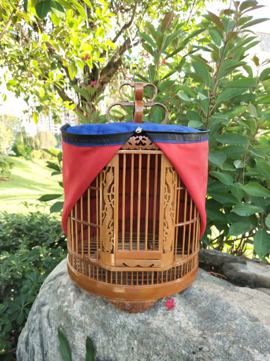 画眉鸟笼布笼衣八哥鹦鹉鹩哥用品用具配件方形大号遮光罩布笼罩衣