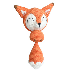毛线手工编织小动物挂件小狐狸勾线玩偶包包挂饰钩针diy材料包