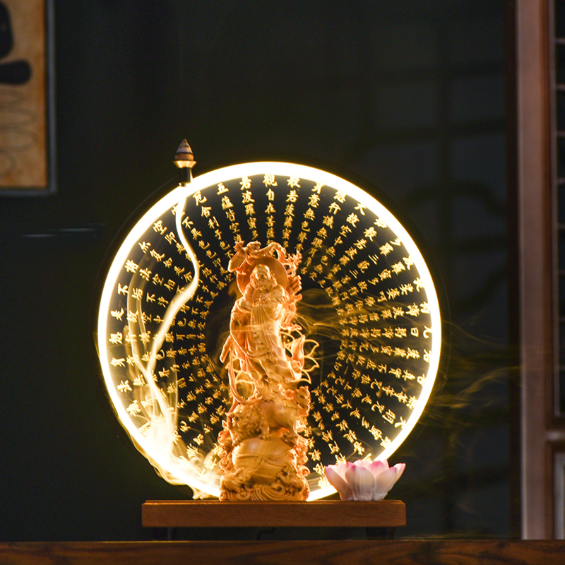 中式禅意实木达摩祖师摆件创意渡江达摩工艺品家居客厅茶桌装饰品