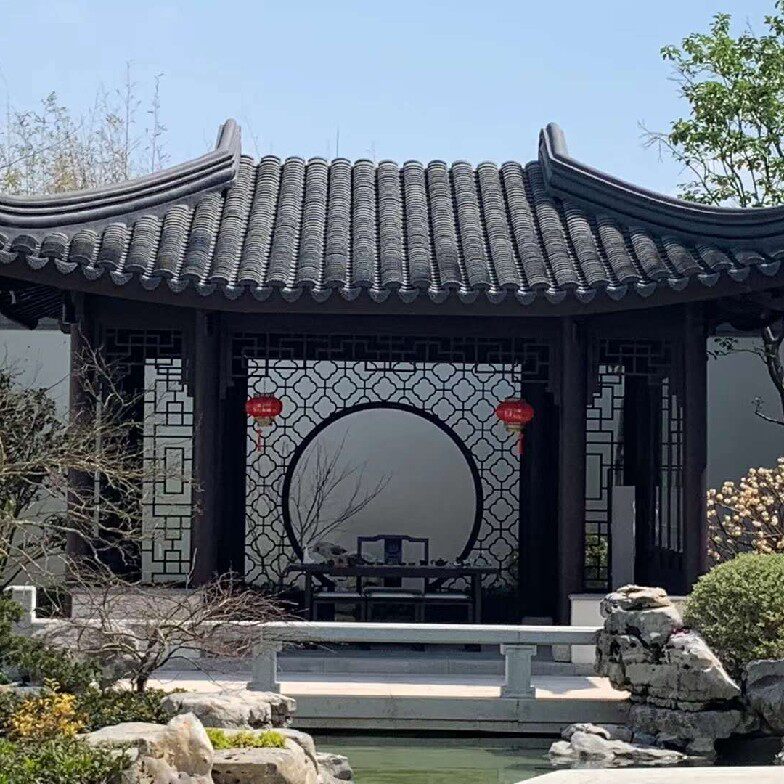 承揽中式四合院凉亭水榭游廊牌楼垂花门钟鼓楼大木结构制作装修