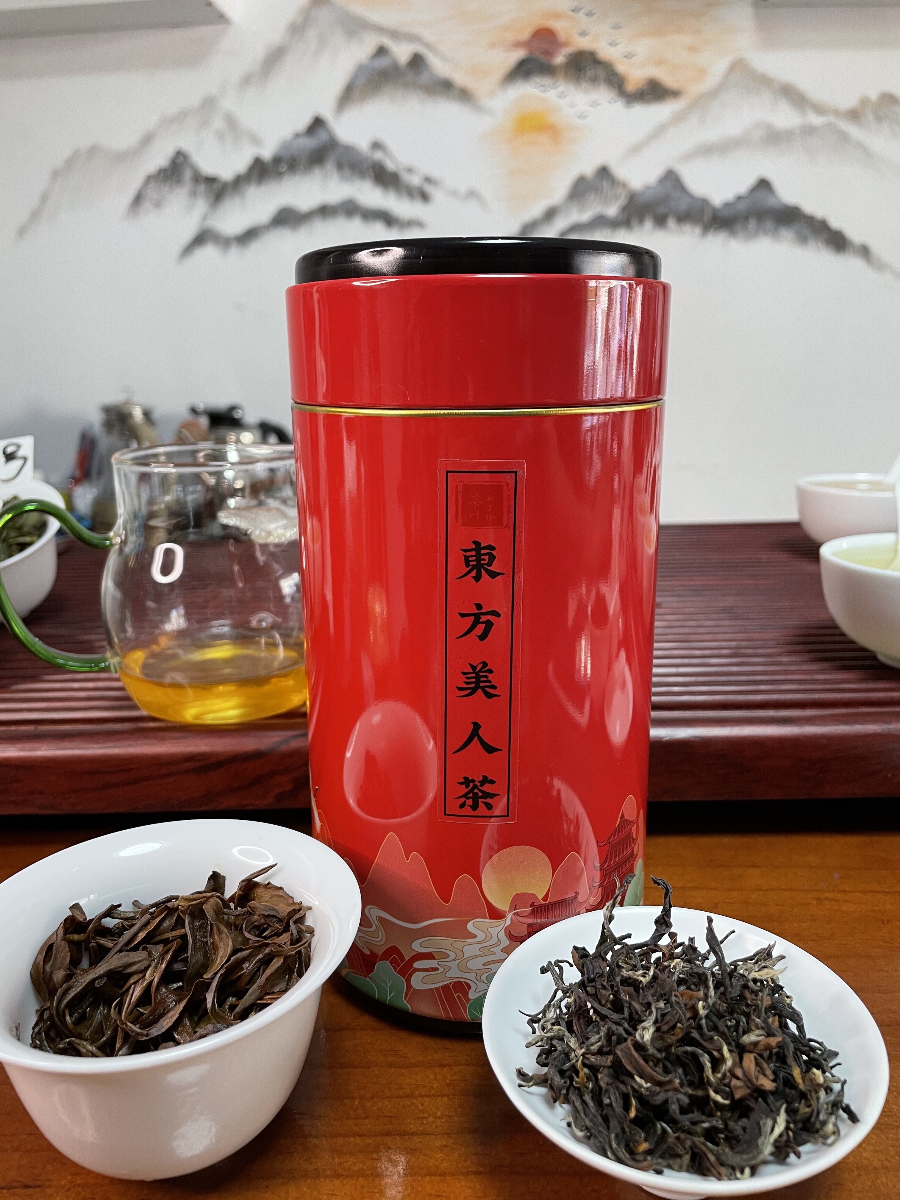 东方美人茶白毫乌龙大田高山美人香槟乌龙虫咬蜜香膨风茶