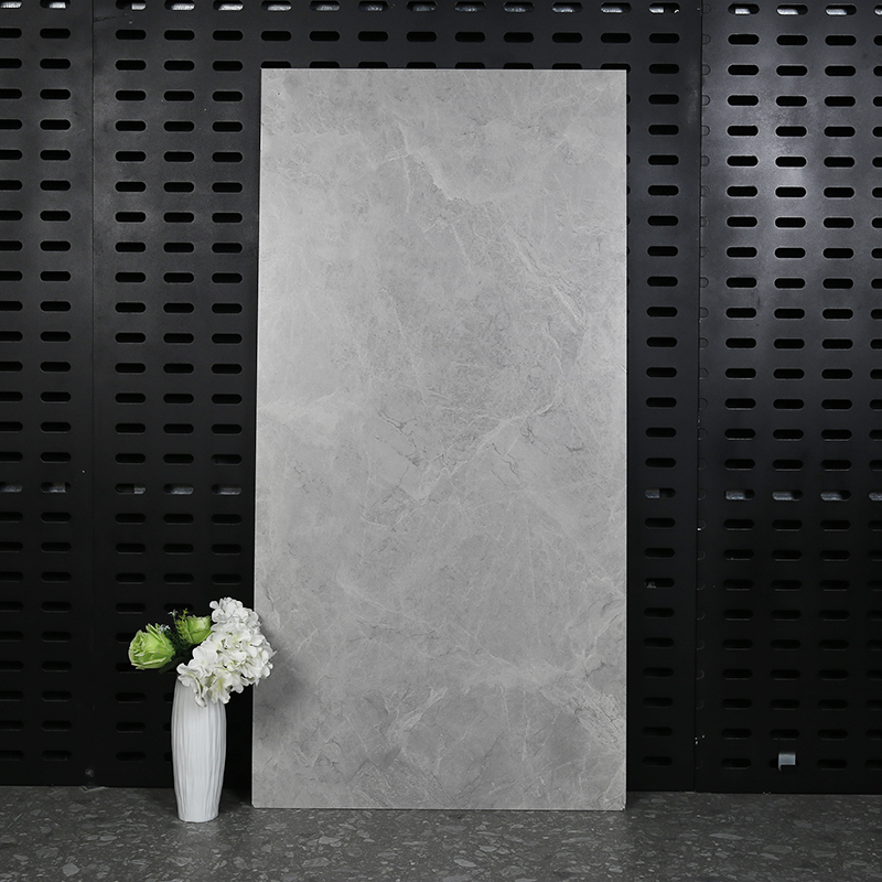 精雕柔光通体大理石瓷砖600x1200客厅地砖灰色防滑地板砖肤感大板