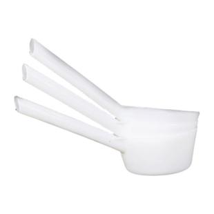 白色舀水勺水瓢家用塑料长柄长把水舀子加厚大号加长工业打水漂