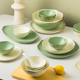 奶油风碗碟套装家用2024新款饭碗汤碗陶瓷餐具高颜值碗盘筷子组合