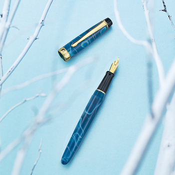 lampo赛璐珞钢笔不锈钢ef尖学生办公书写用笔礼品笔