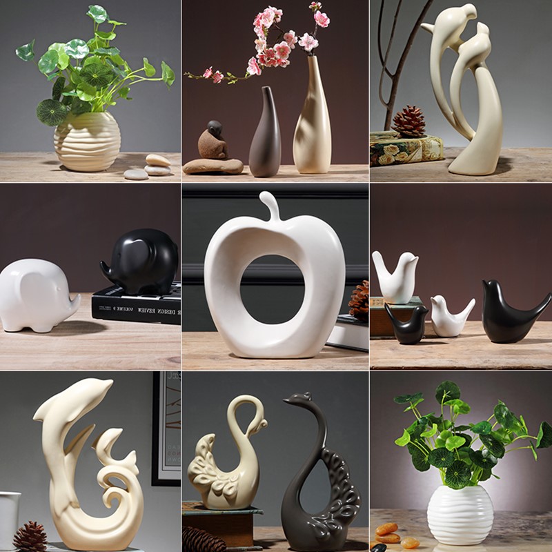 餐桌茶几上的小摆件装饰品家庭酒柜创意家居北欧客厅办公室内摆设