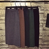 Open fork pencil skirt of the dress in autumn/winter wool Open fork pencil skirt of the dress in autumn/winter wool