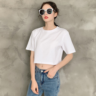 短装t恤女 宽松