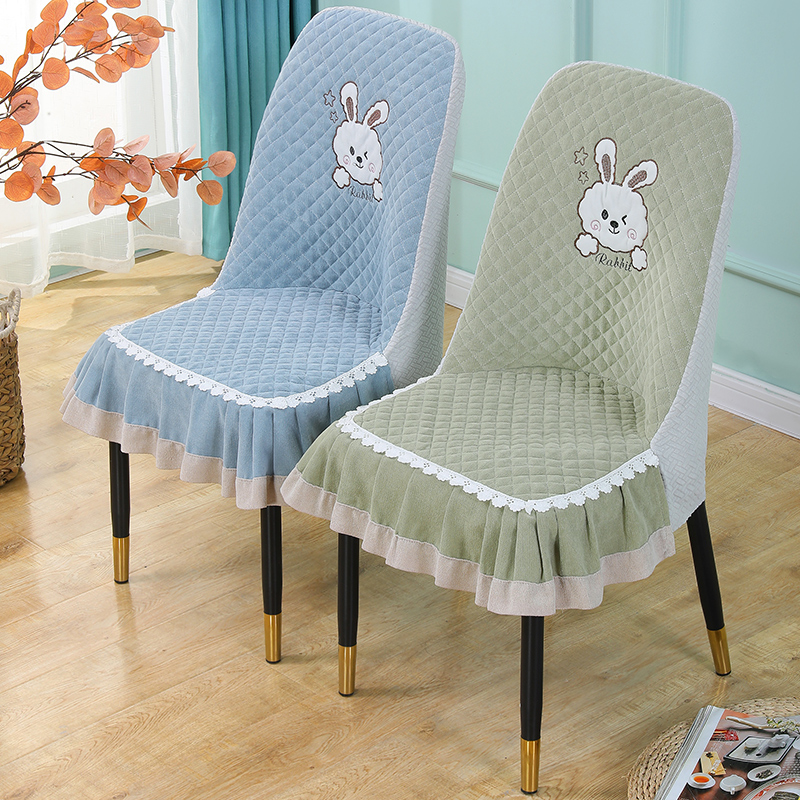 弧形椅子套罩2024新款椅套万能通用轻奢家用餐椅套座椅套凳子套罩
