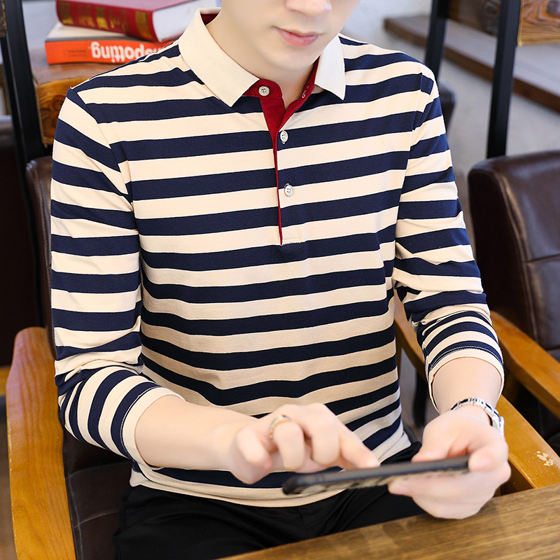 支持鸿̾星̾尔̸克纯秋季长袖t恤男翻领POLO衫横条纹时尚秋上衣|msdalam kategori Pakaian Lelaki, 民族服装(新), 秀禾服 - dari Buy2taobao.com untuk memberikan perkhidmatan ejen Taobao profesional membeli