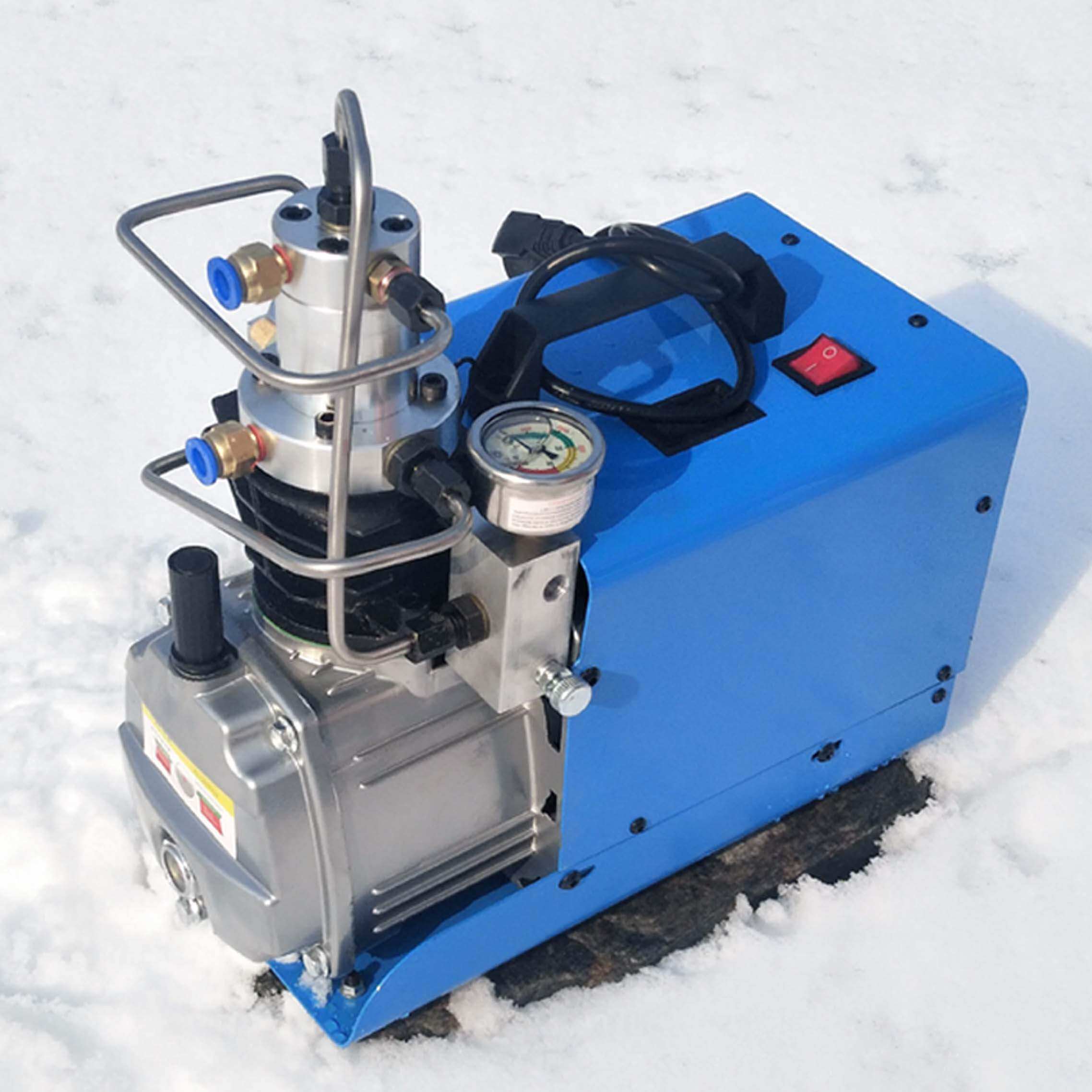 气泵220v110v单缸水冷高压冲气打气电动打气机冲气泵