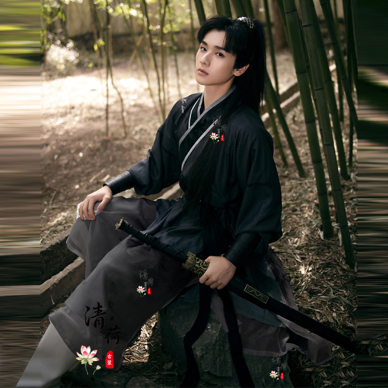 影视古装高卿尘同款男汉服武侠服男剑客侠客服公子少爷江湖浪子服