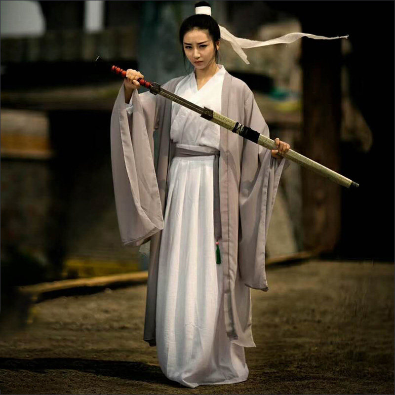 影视古装汉服女侠客女扮男装武侠服影楼写真服剑客服影视演出服