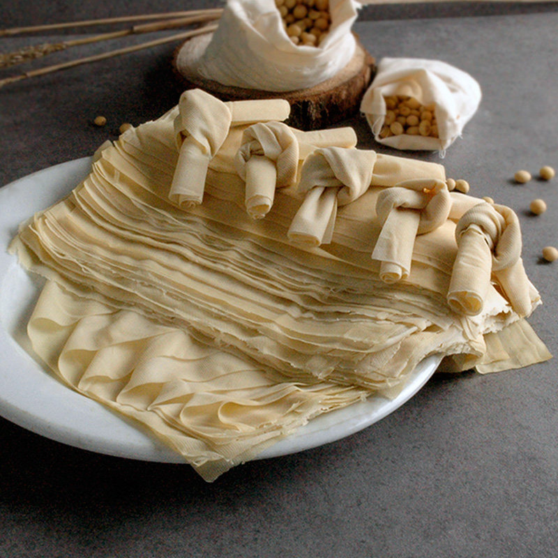 特价湖北特产豆皮_湖北特产金牛千张豆腐皮薄百叶结手工干豆腐豆皮