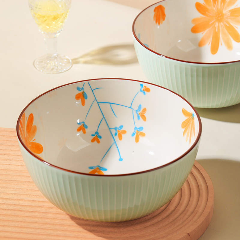 雏菊日式陶瓷汤碗大号家用大容量汤面