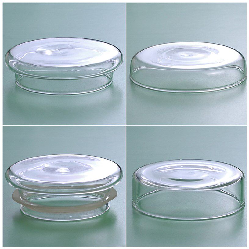 玻璃茶壶盖通用透明小盖子养生杯盖圆形茶杯盖配件水杯配盖子配件