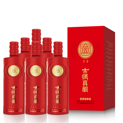 古顺 41度新实窖500ml*6瓶整箱装浓香型粮食白酒非物质文化遗产