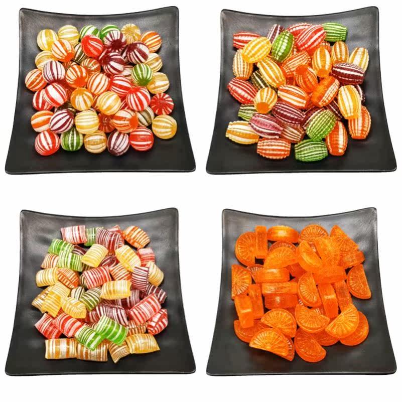 老试水果糖糖块过年新年糖块过年吃的糖果小零食老式光糖东北硬糖