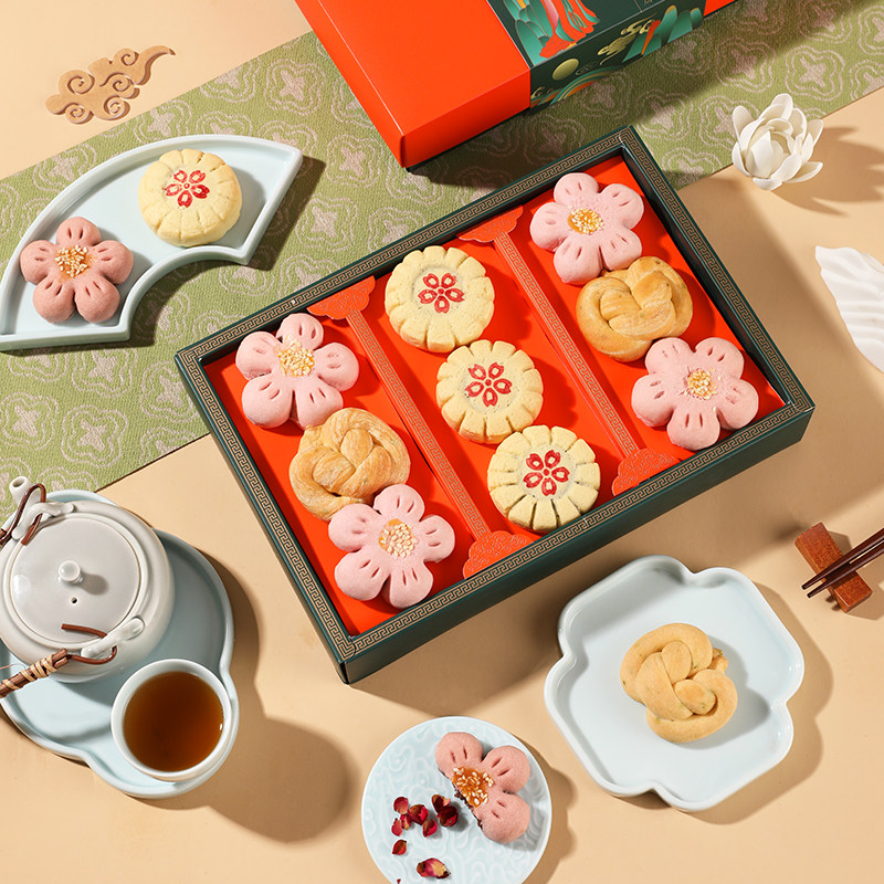 皇家尚食局唐代宫廷手工糕点心团购定制送长辈健康中式端午礼盒