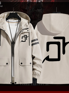 最终幻想14徽章ff14艾欧泽亚全职业游戏男休闲夹克外套运动衣服