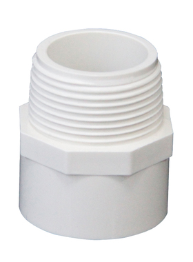 pvc给水管外牙直接直通白蓝螺接头