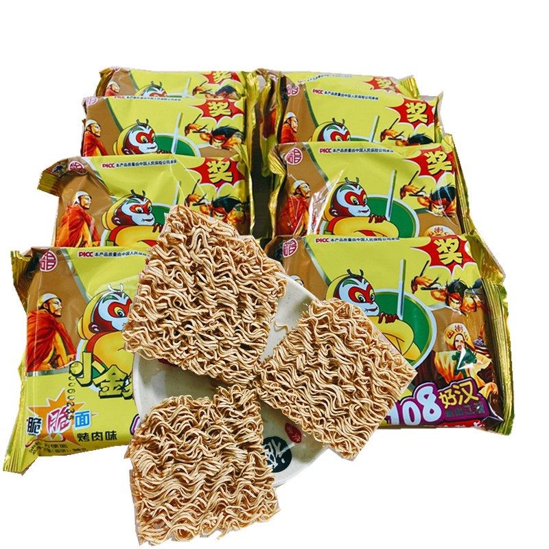 金丝猴干脆面108好汉干吃面8090后怀旧童年零食方便面