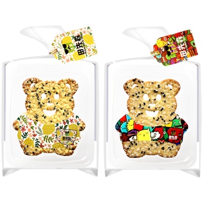 可爱屁同款小熊饼干田薄脆先森笨笨熊蛋黄饼干抖音网红早餐零食