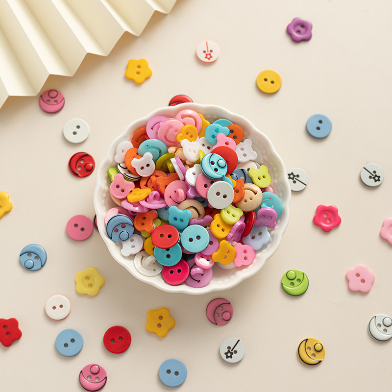 彩色小宝宝毛衣钮扣手工卡通小扣子儿童纽扣扣子可爱婴儿衣服纽扣