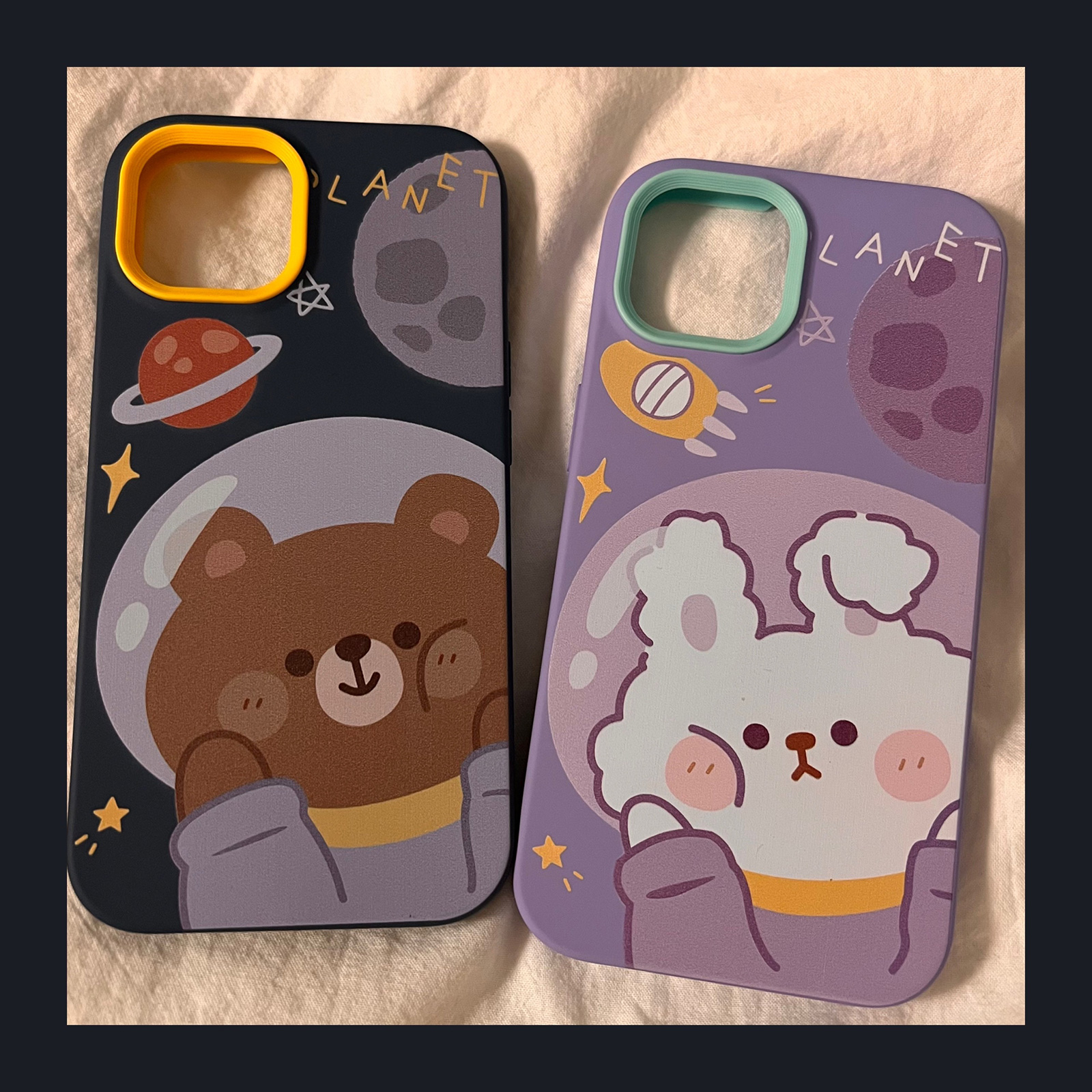 特价兔子手机壳oppor11_卡通可爱星球小熊兔子适用oppor17 r17pro手机