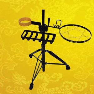锣架一打三锣架子折叠升降京剧豫剧秦腔戏剧舞台多功能铜锣鼓架大鼓架