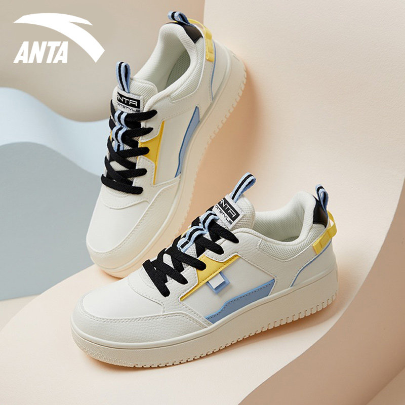 安踏官网旗舰板鞋女鞋2021秋冬新款时尚休闲潮鞋学生轻便运动鞋女