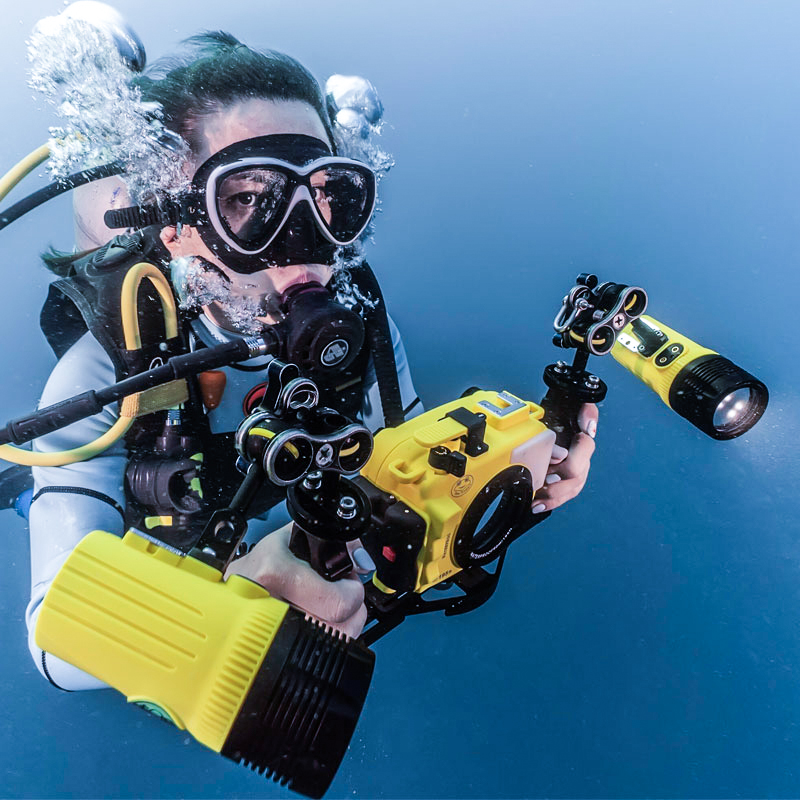 海蛙奥林巴斯tg-5相机深潜罩浮潜防水壳60米水下相机高清摄影防摔