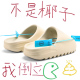官方正品OG YEEZY广椰子拖鞋男女款2025新款春秋外穿防滑一字凉拖