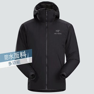 Arcteryx 始祖鸟 Atom  Hoody 轻量男保暖连帽棉服上衣刺绣标外套