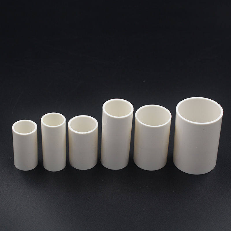 国标加厚直接3分4分6分16202532mm接头pvc电线管电工套管直通